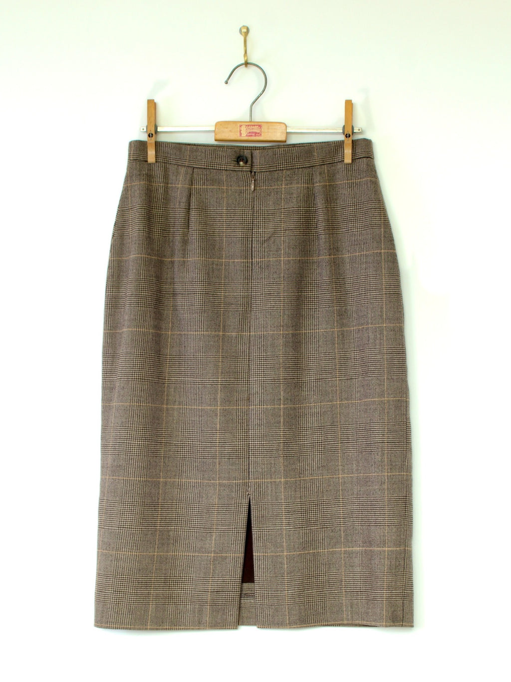 Celine Preowned Check Pencil Skirt image 2