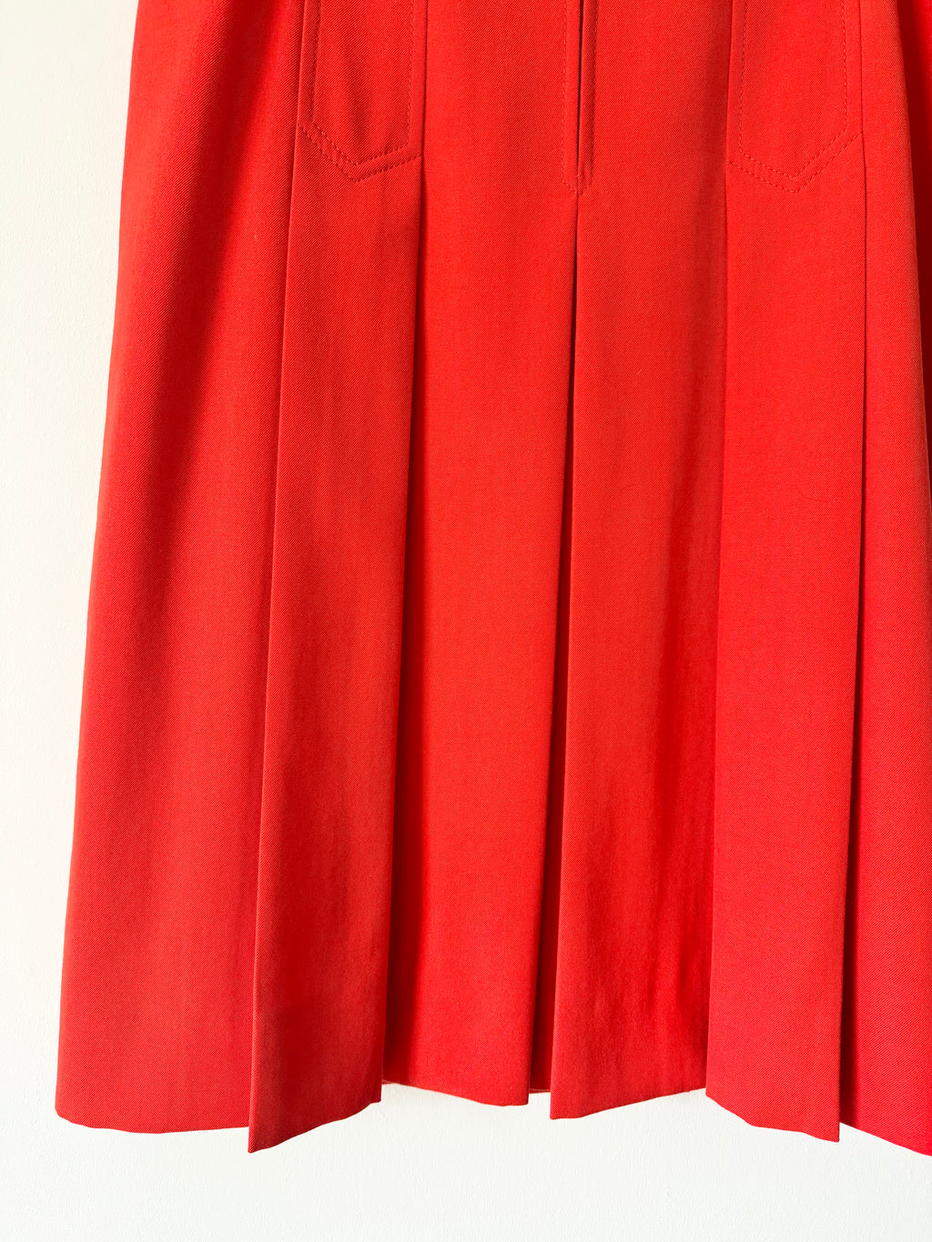 Celine Vintage Pleated Horsebit Skirt image 8
