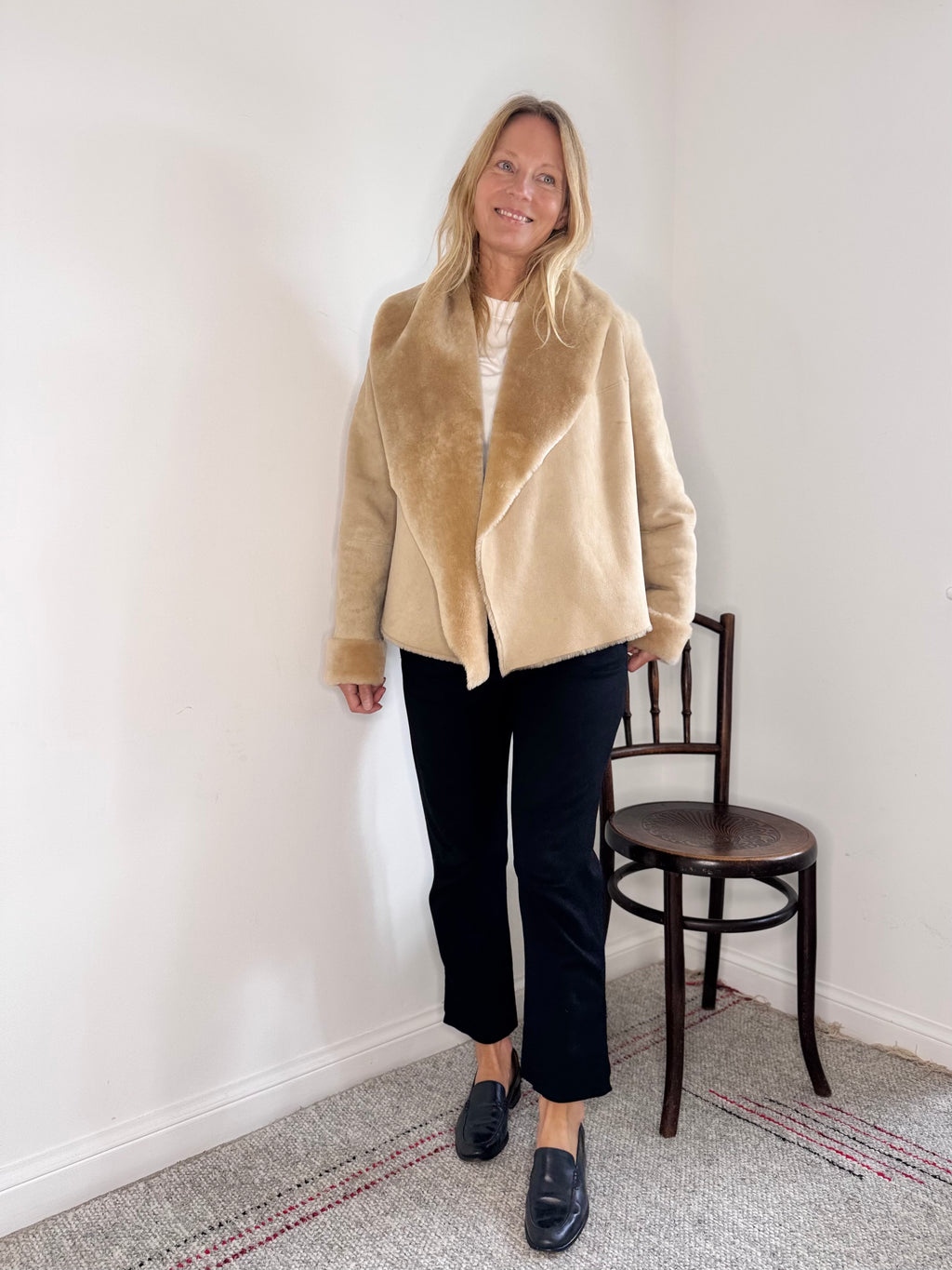 Nicole Farhi Vintage Shearling Jacket image 2