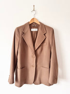 Max Mara Preowned Wool Camel Blazer image 1