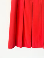 Celine Vintage Pleated Horsebit Skirt image 4