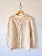 Hand-knitted Vintage Cable Knit Jumper image 0