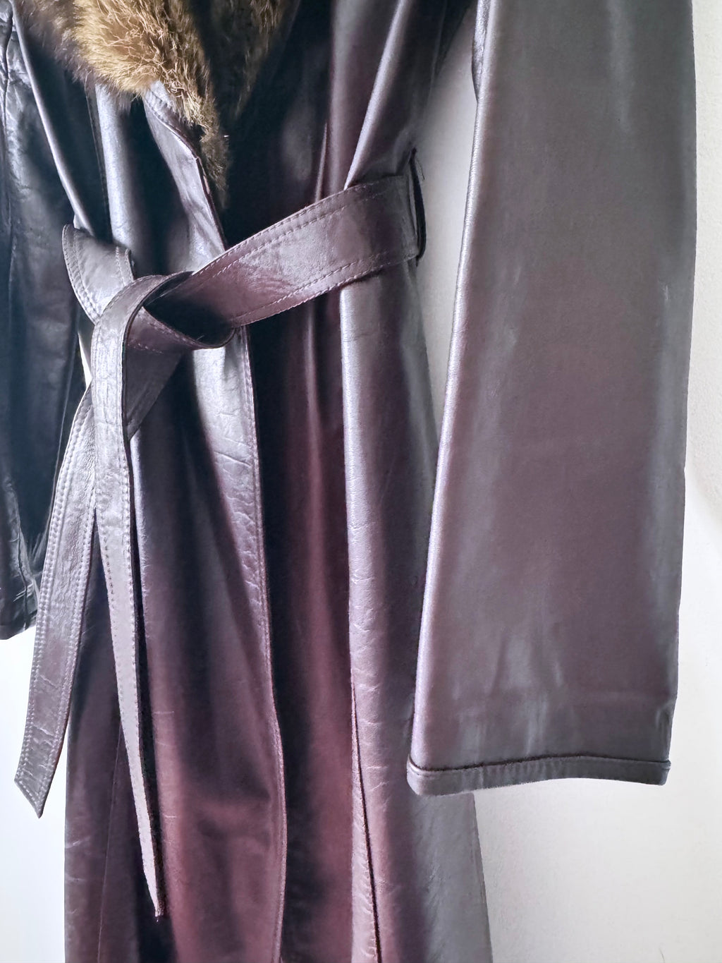 Aquascutum Vintage Leather Coat image 11