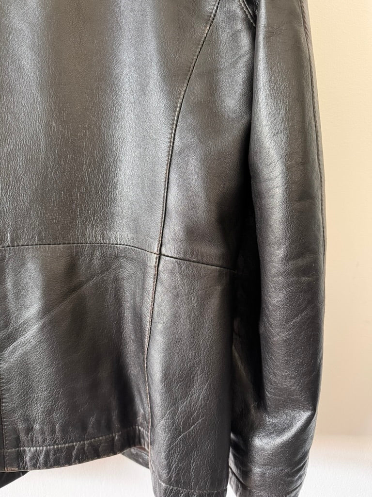 Armani Jeans Vintage Leather Jacket image 7