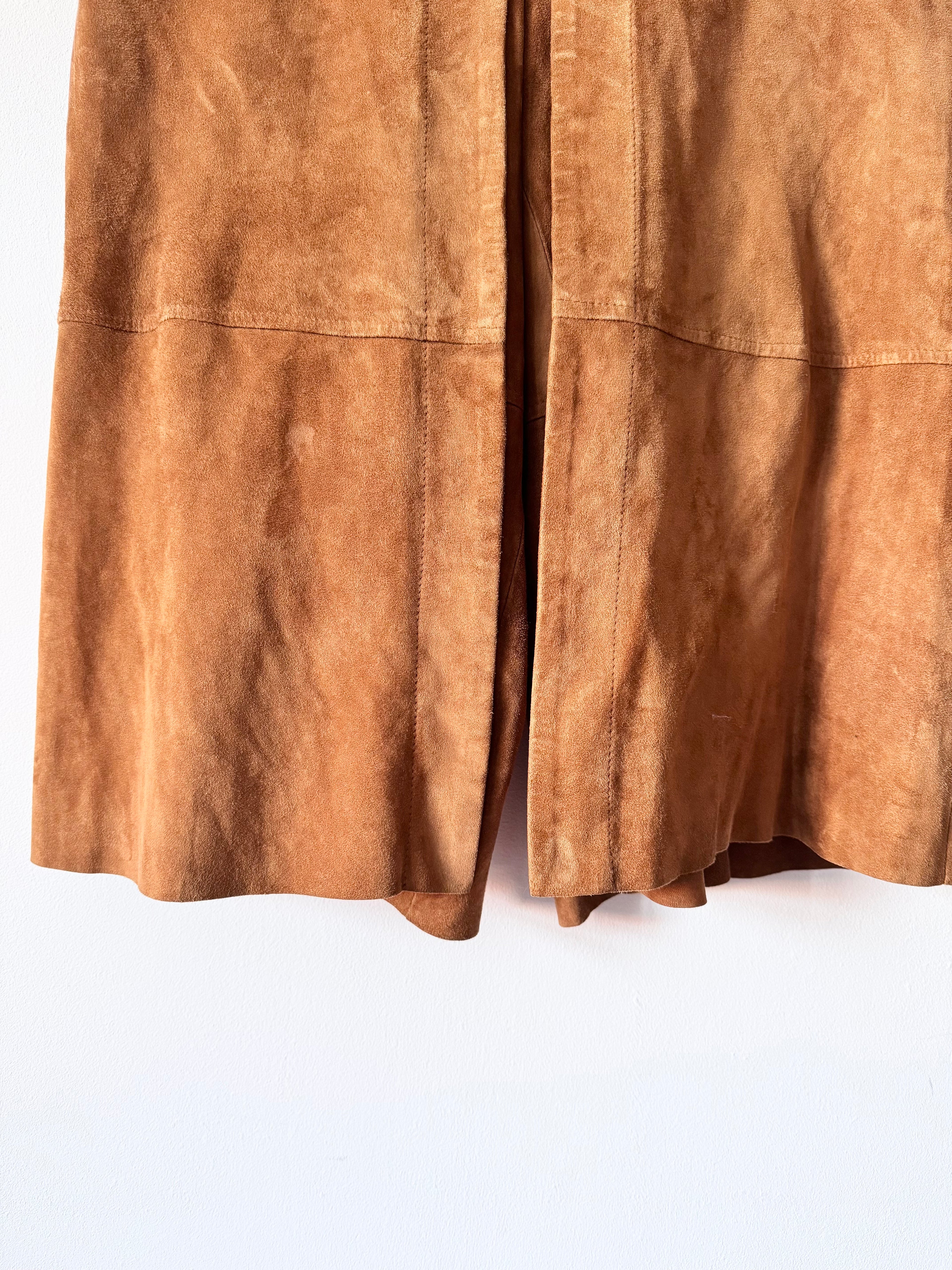 Valentino Vintage Suede Culottes image 5