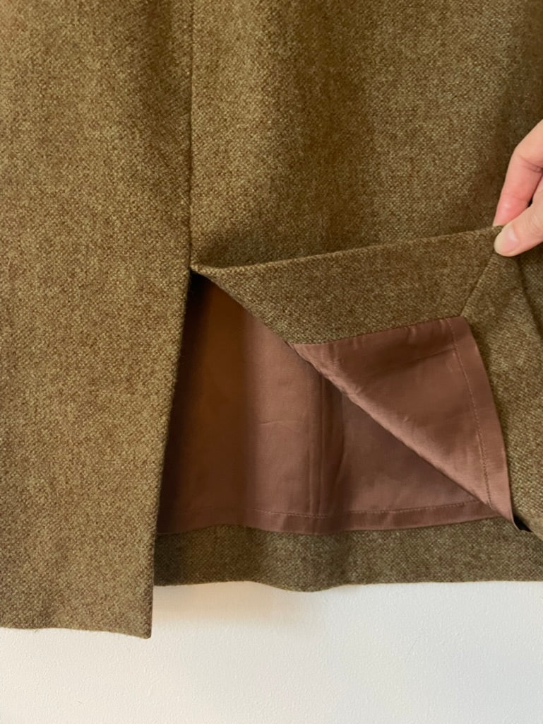 Loro Piana Preowned Wool and Cashmere Pencil Skirt image 1