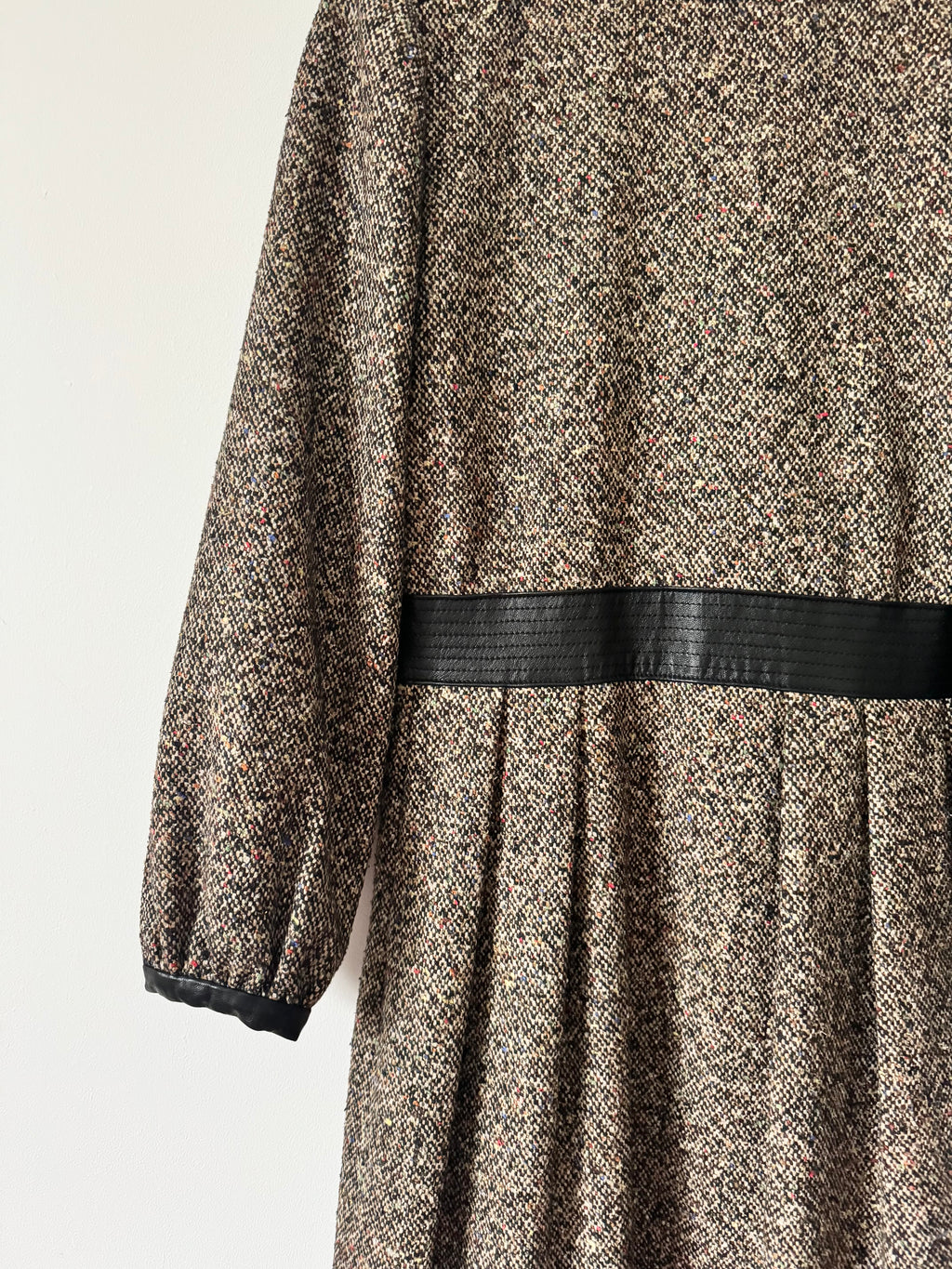 J&M Davidson Pre Owned Dress With Leather Details image 6