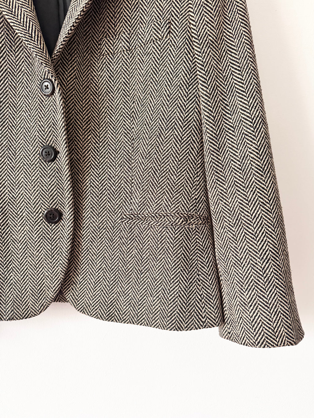 Ralph Lauren Pre-Owned Silk Herringbone Blazer image 2
