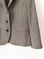 Ralph Lauren Pre-Owned Silk Herringbone Blazer image 2