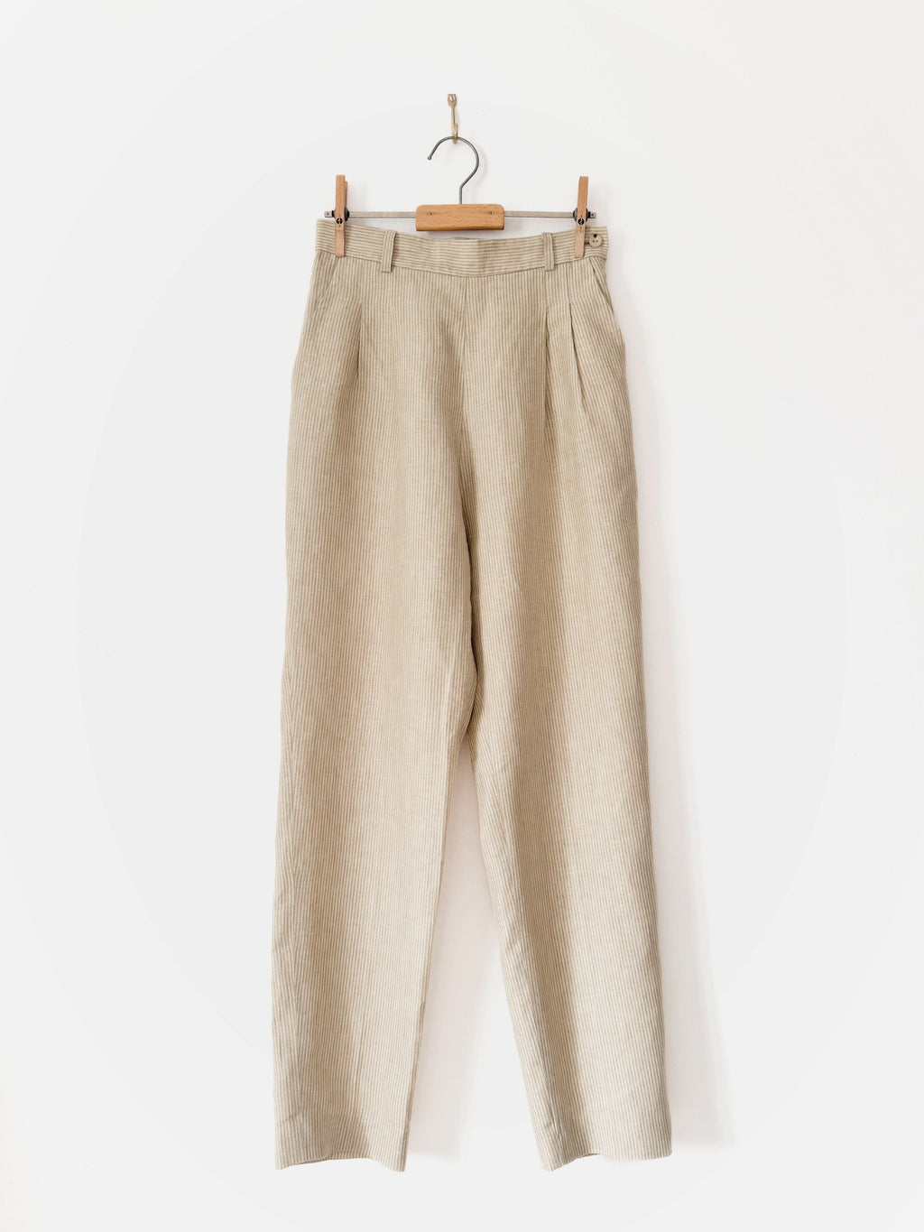 Mulberry Vintage High-Waisted Linen Trousers image 0