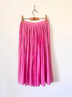 Vintage Italian Pink Cotton Skirt image 3