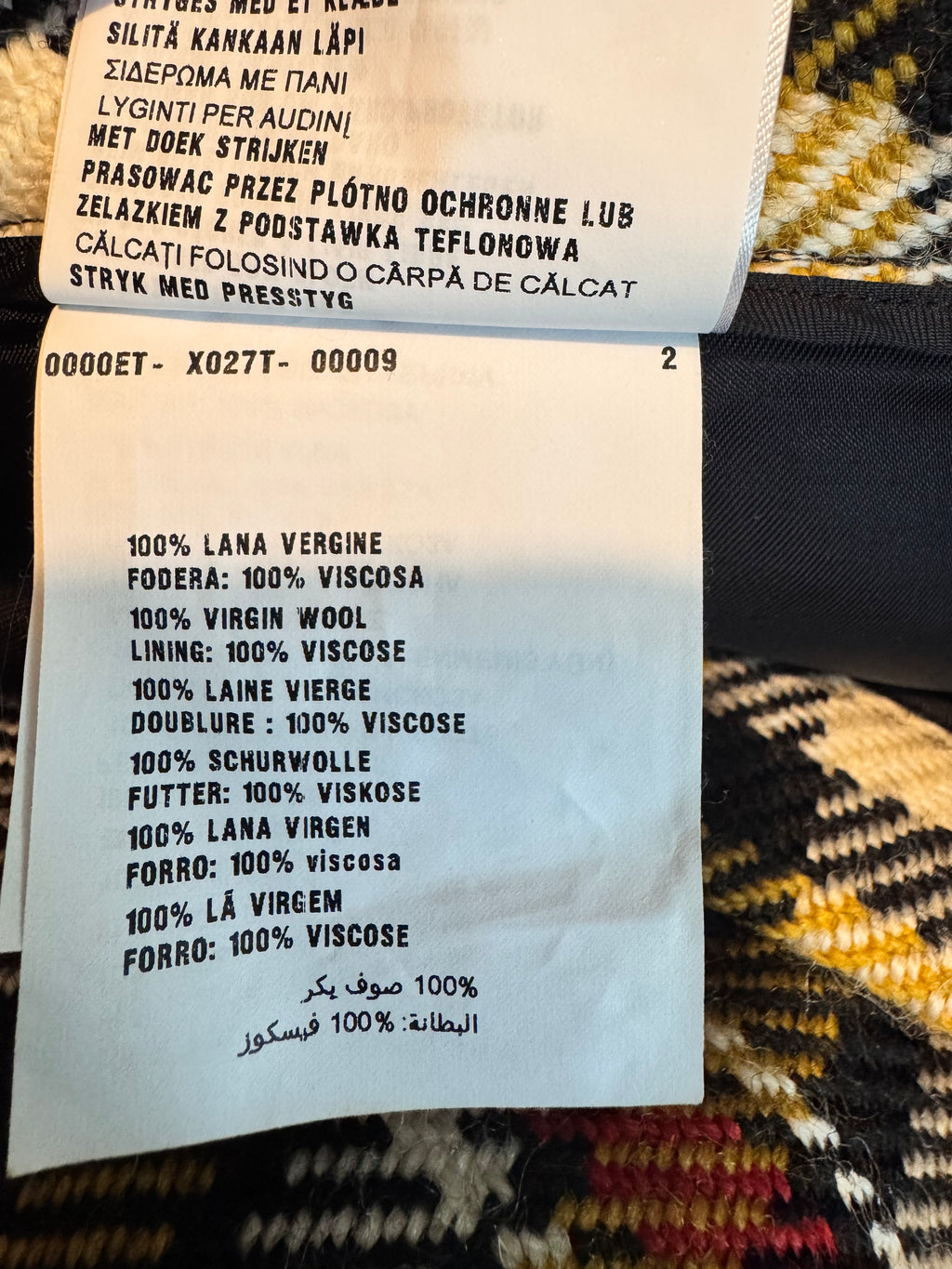 Miu Miu Fall 2018 Preowned Midi Plaid Pencil Skirt image 8