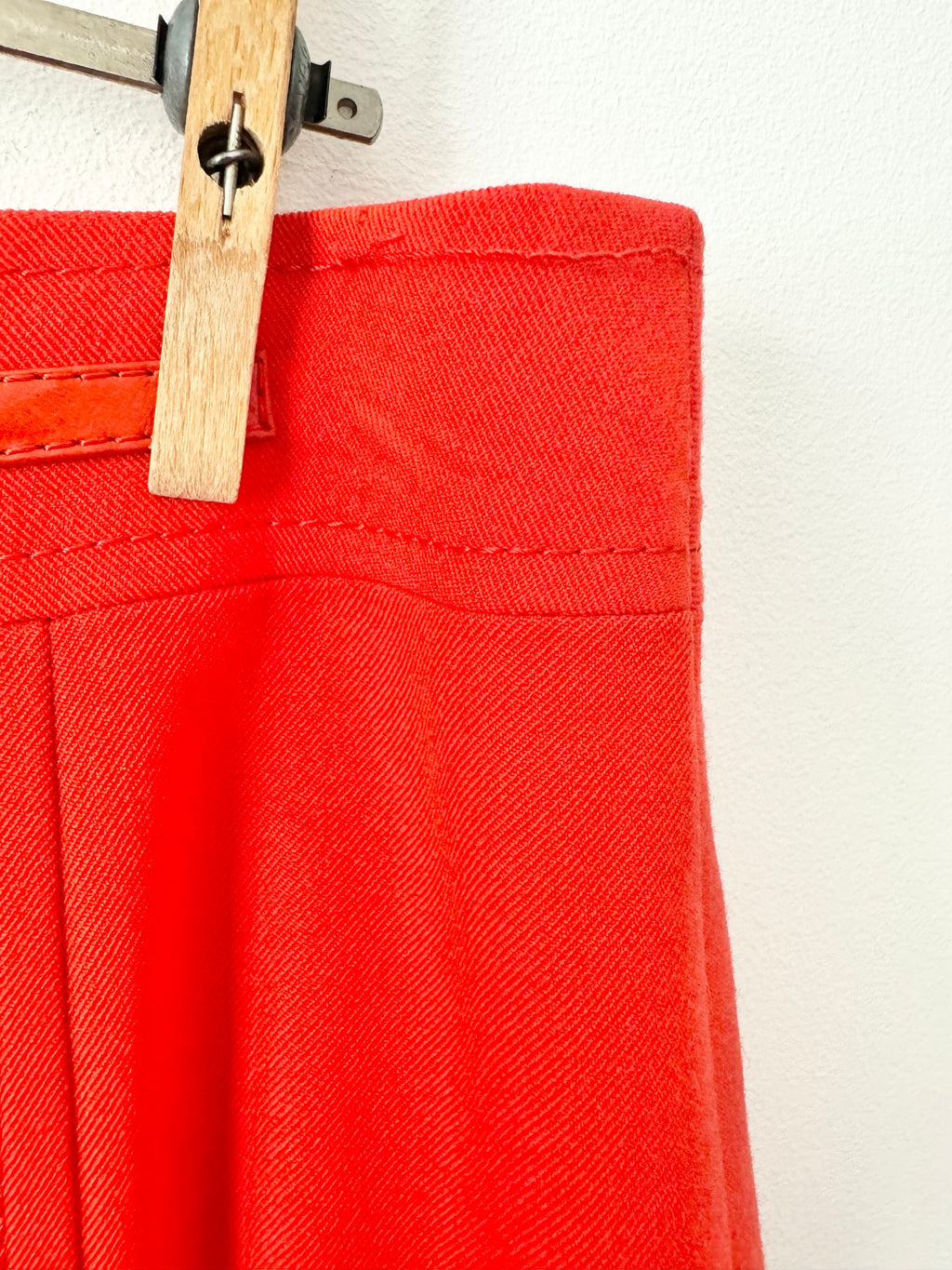Celine Vintage Pleated Horsebit Skirt image 7