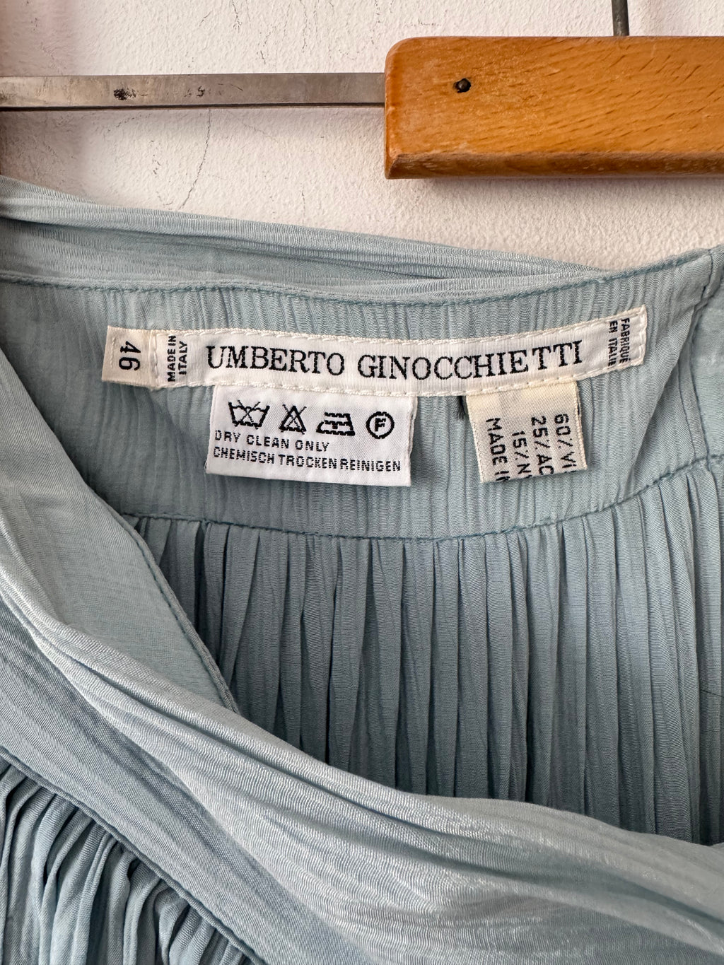 Umberto Ginocchietti Vintage Knife Pleated Midi Skirt image 7