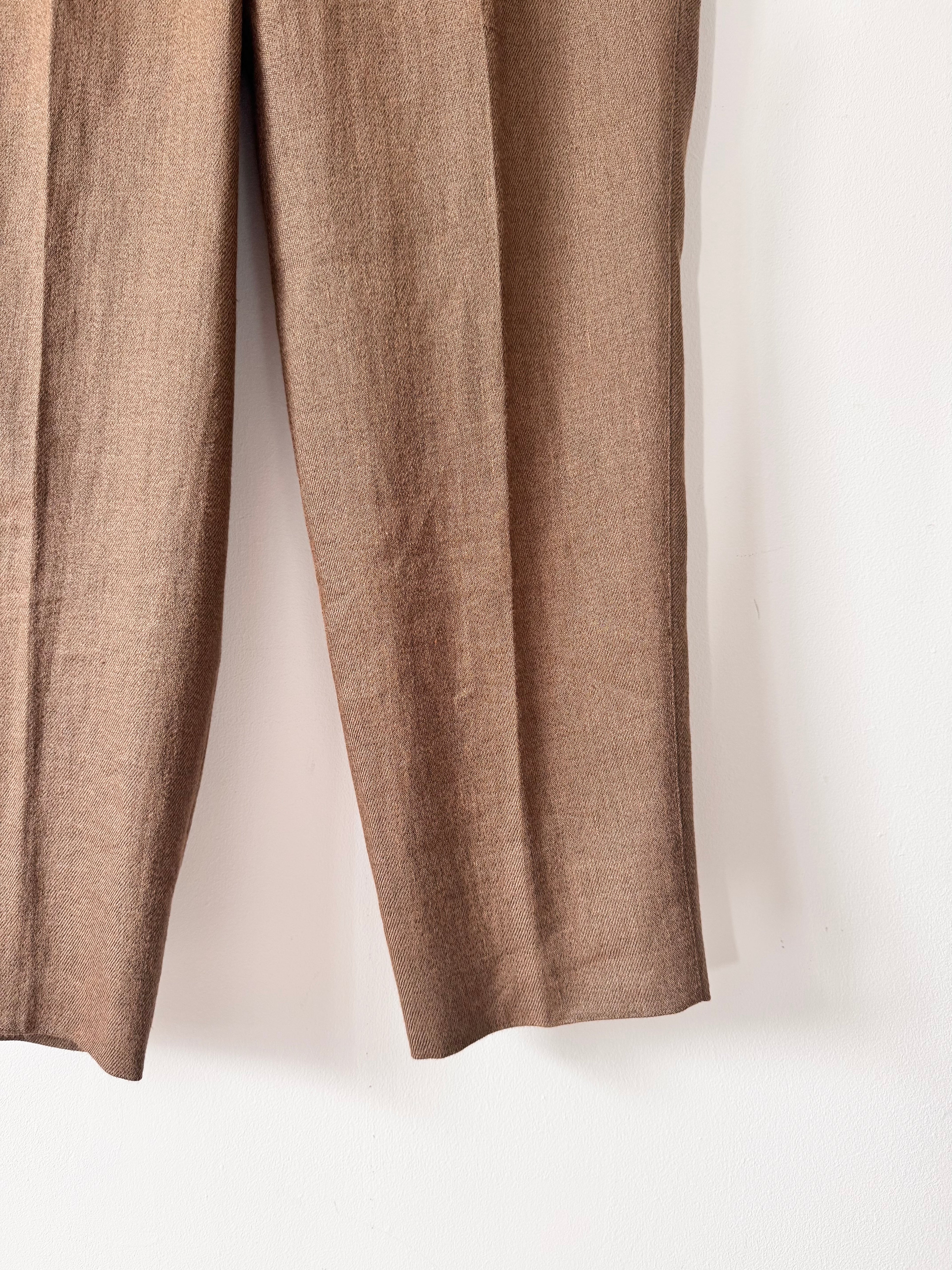 Burberry Pre-Owned Linen Trousers image 8