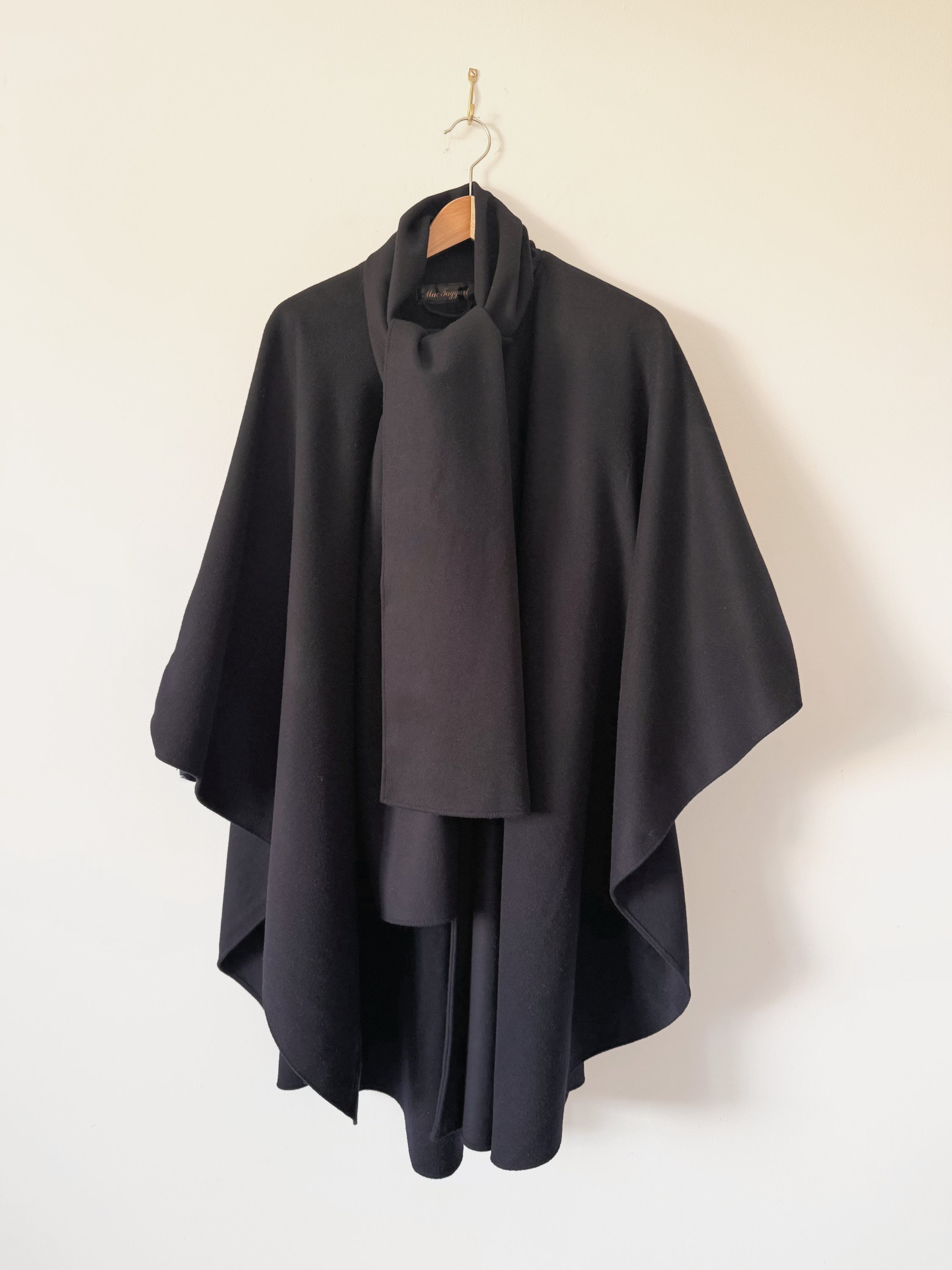 MacTaggart Vintage Cashmere and Wool Scarf Cape image 0