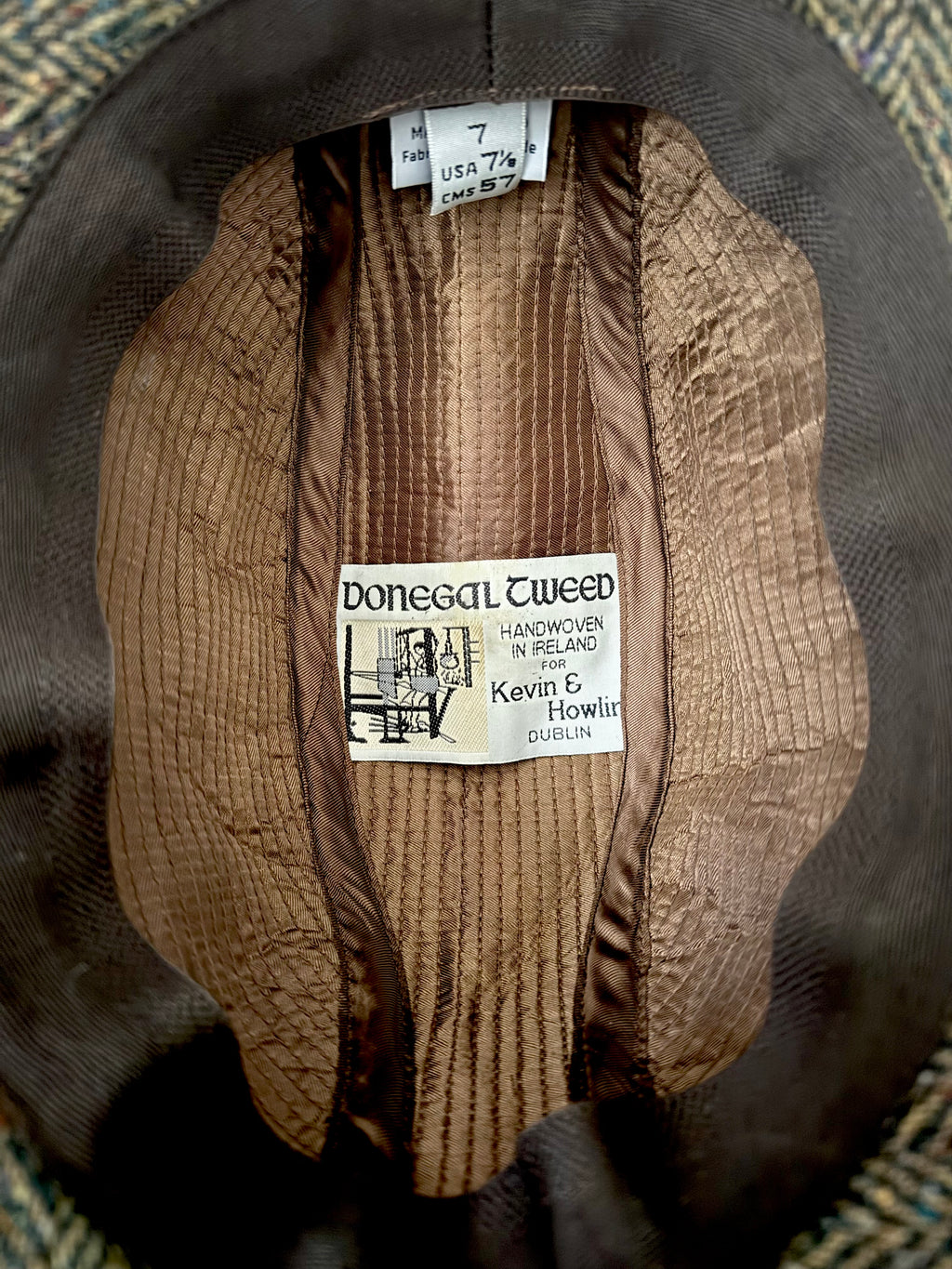 Vintage  Donegal Tweed Trilby image 8