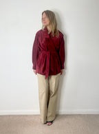 Vintage Belted Janet Ibbotson Suede Jacket image 0