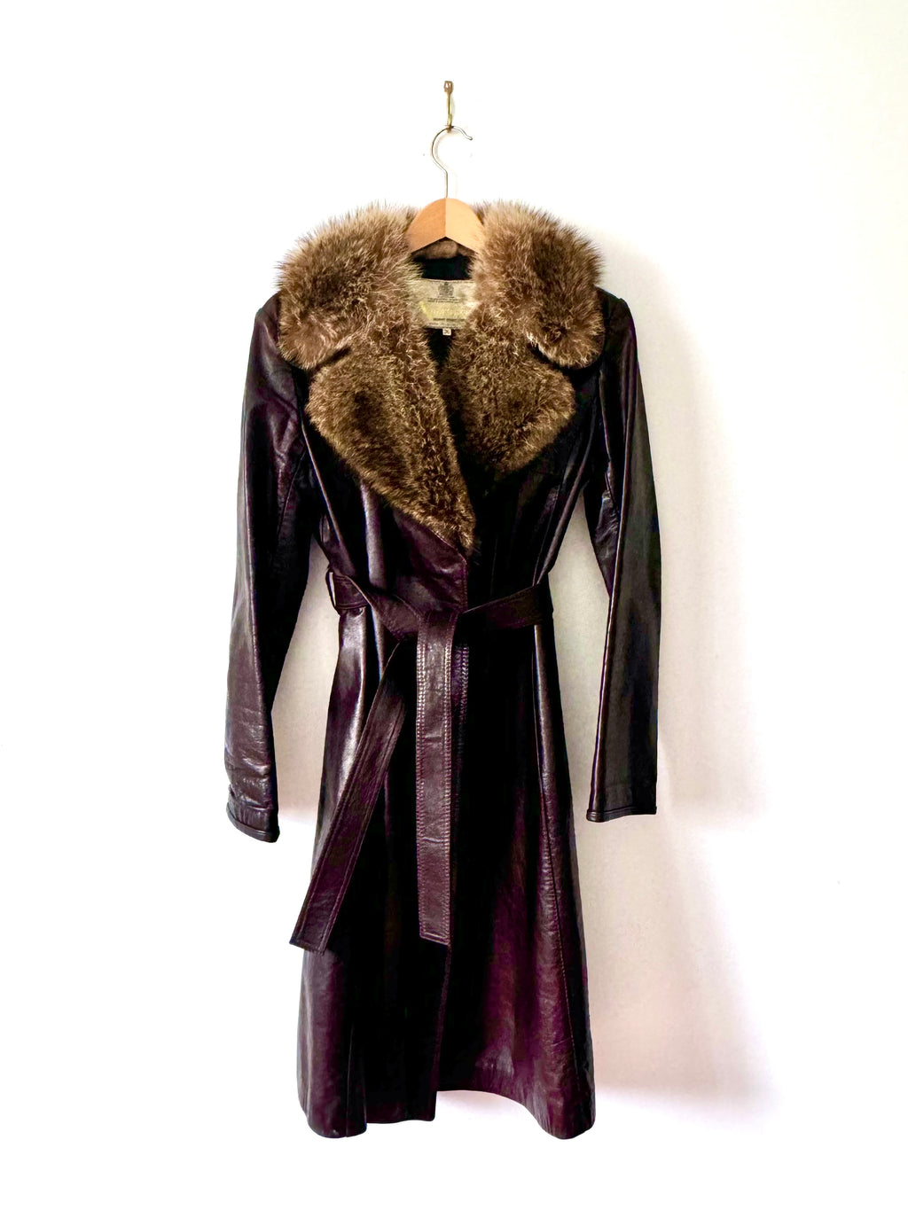 Aquascutum Vintage Leather Coat image 2