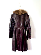 Aquascutum Vintage Leather Coat image 1