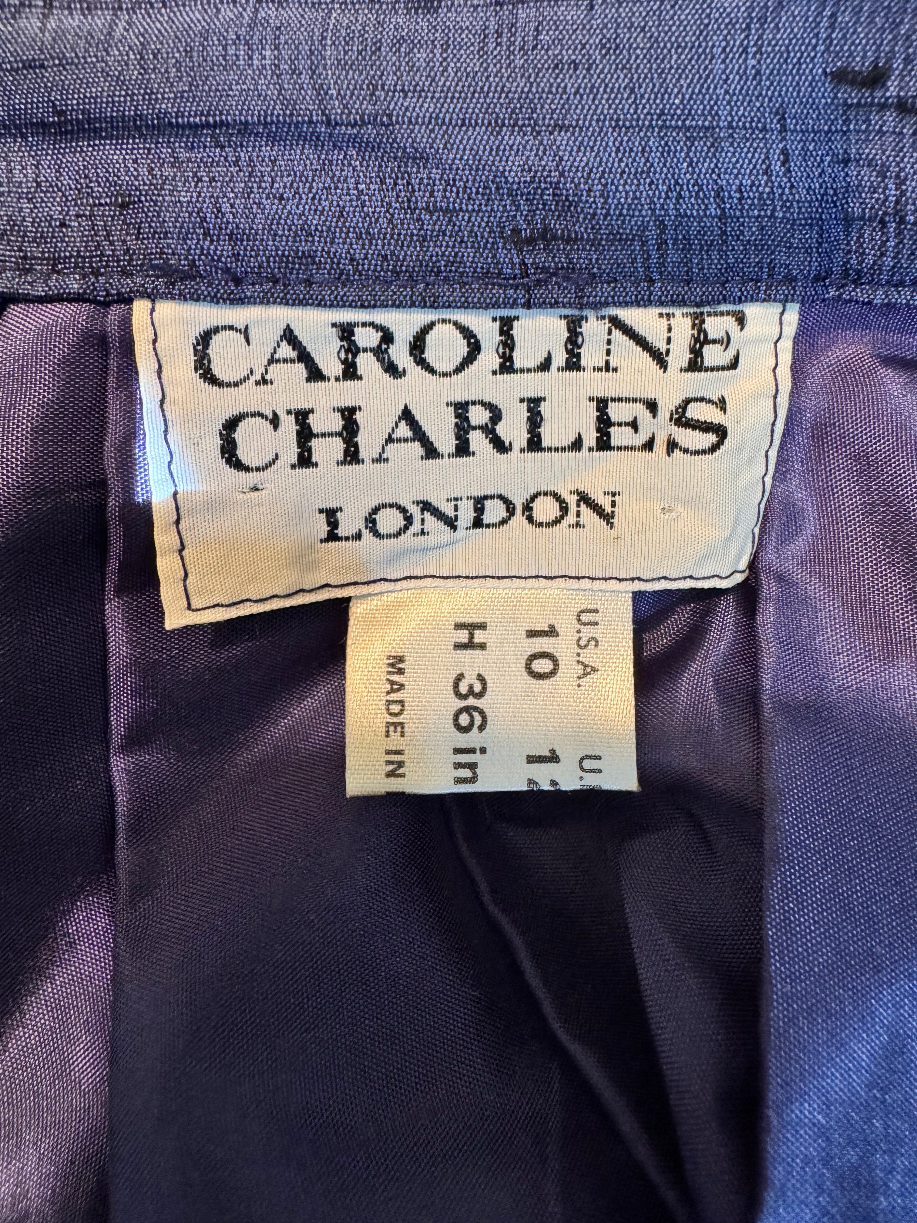Caroline Charles Vintage Silk Skirt image 6