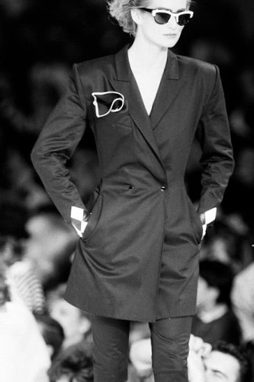 1986 Claude Montana Pour Gibo Spring Runway Tailored Coat